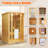 Home Sauna Infrared Hemlock Wood 2 Person Dry Sauna Indoor Low EMF Heaters Panels Spa Indoor Sauna with Intelligent Control Panel