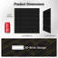 18 Pack Acoustic Wall Panels Self-Adhesive-122019686