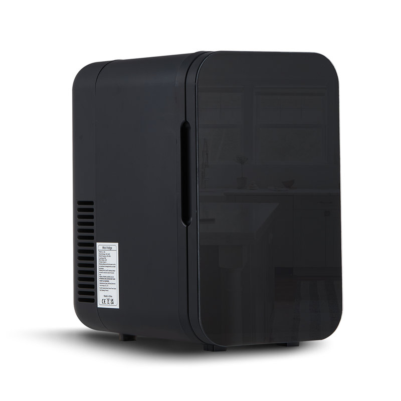 Symple Stuff 6 L Countertop Mini Fridge, Black