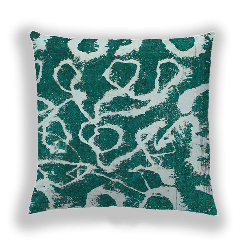 Abstract Throw Pillow, Microsuede
