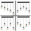 Luminaire suspendu pour îlot de cuisine 5 lumières Stansky