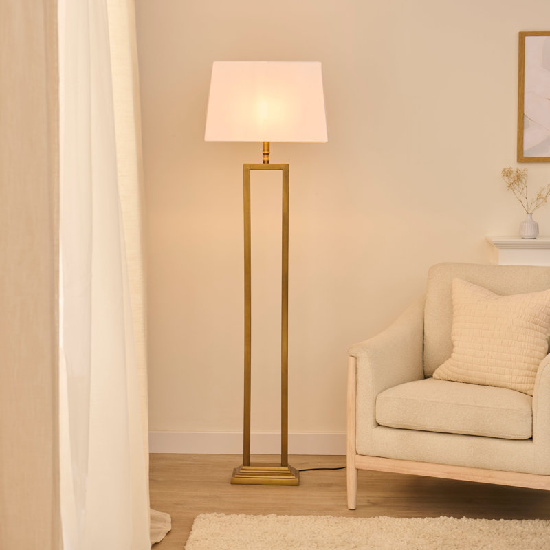 132cm Bronzed Traditional Floor Lamp