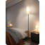 Modern Floor Lamp With Foot Switch, 2-Pack Standing Pole Lamp, Minimalist Freestanding Design With Linen Shade For Living Room, Bedroom, Office (Bulb Not Included)