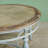 Accent Rustic Wooden Carved Coffee Table