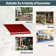 Dakota Fields 200cm D Polyester Cover Retractable Patio Awning