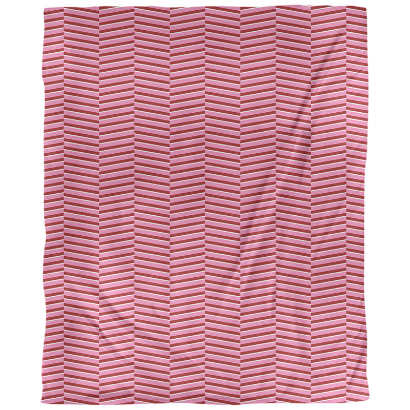 Tissu en rupture de fête, Rose / Rouge, L 58 po x l 36 po, Faux lin
