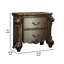 Chevet 2 tiroirs en bois Stuckey
