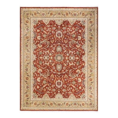 Hayner One-of-a-Kind 9' 2" X 12' 1" 2000s Wool Area Rug in Orange