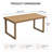 43.1" W X 23" D Outdoor Patio Side Table