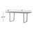 Blake Metal Base Dining Table-45060245-45370412