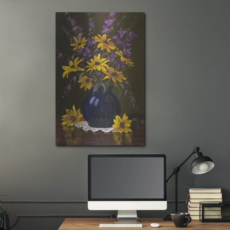 «Black Eyed Susans» par Christopher Pierce, H 36 po x l 24 po
