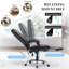 Fauteuil de bureau ergonomique et robuste pour les grands et les grands - Fauteuil de bureau idéal pour les étudiants, noir
