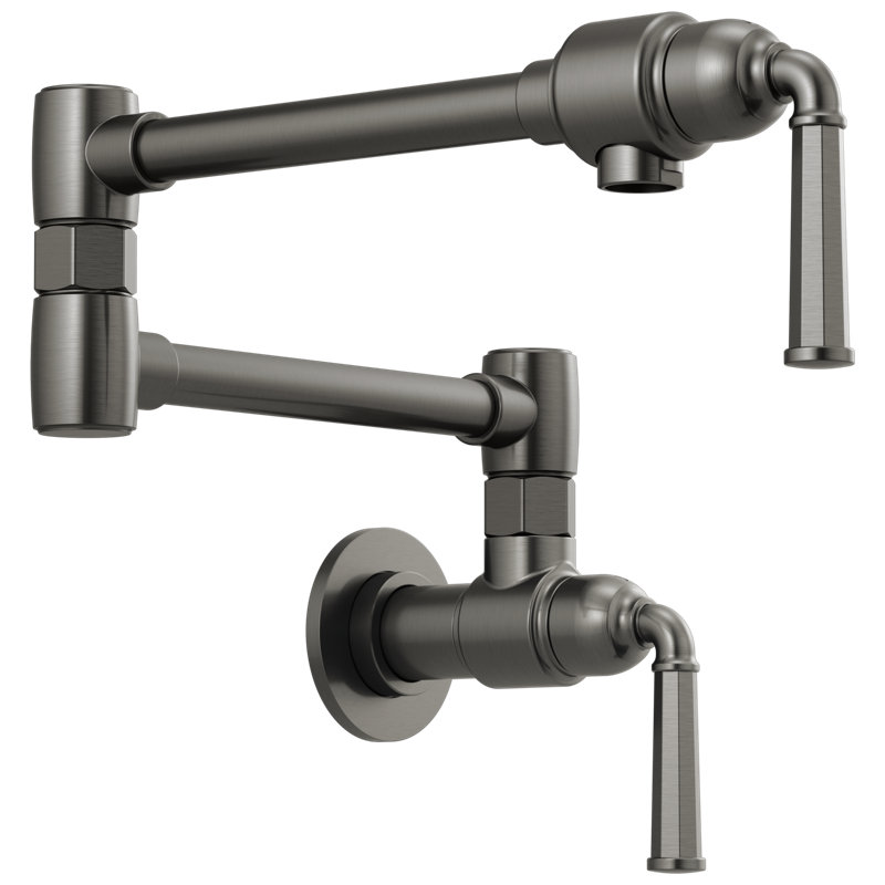 Rook® Wall Mount Pot Filler, Luxe Steel