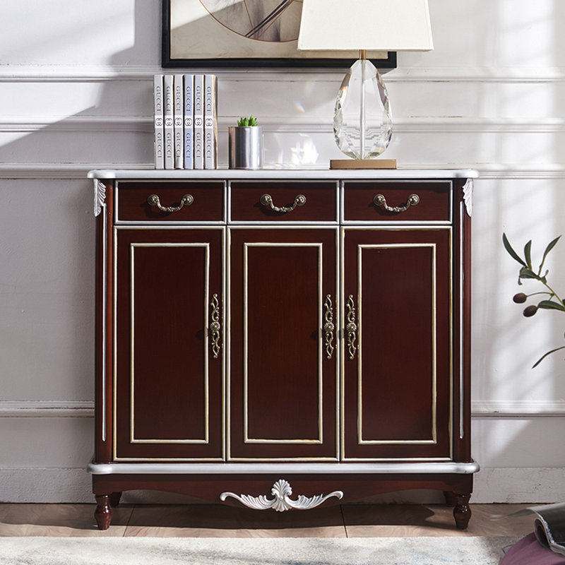 Armoire de rangement Fine Carved Art, Brun-roux