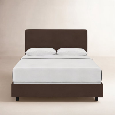 Lit tapissier standard en coton Marquise