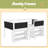 Twin Size Low Loft Bed With Two Movable Shelves And Ladder,With Decorative Guardrail Chalkboard-247458123