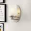 1-E26 Applique murale 4,33 pouces avec abat-jour en verre-506779983