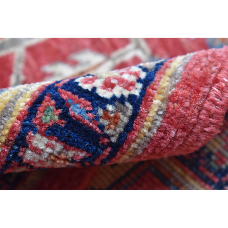 New Turkmen Afghan One-of-a-Kind Runner 2'9" X 9'9" Area Rug