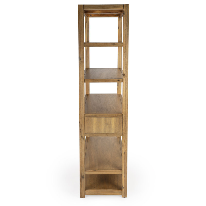 Lark 5 Tier 39"W Etagere Bookcase, Natural