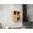24 Inch Bathroom Side Cabinet with Soft Close Doors and Floating Mounting Design for Elegant Storage