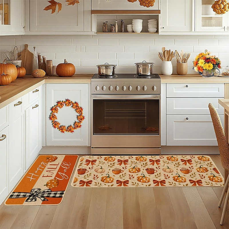 Ensemble de tapis de cuisine Fall Farmhouse