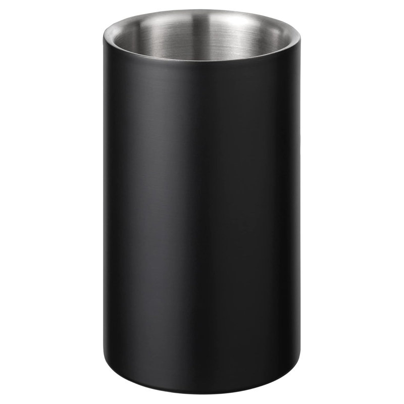 Blomus Stainless Steel Wine Chiller, Black