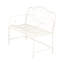 Banc de jardin Sunnydaze - blanc
