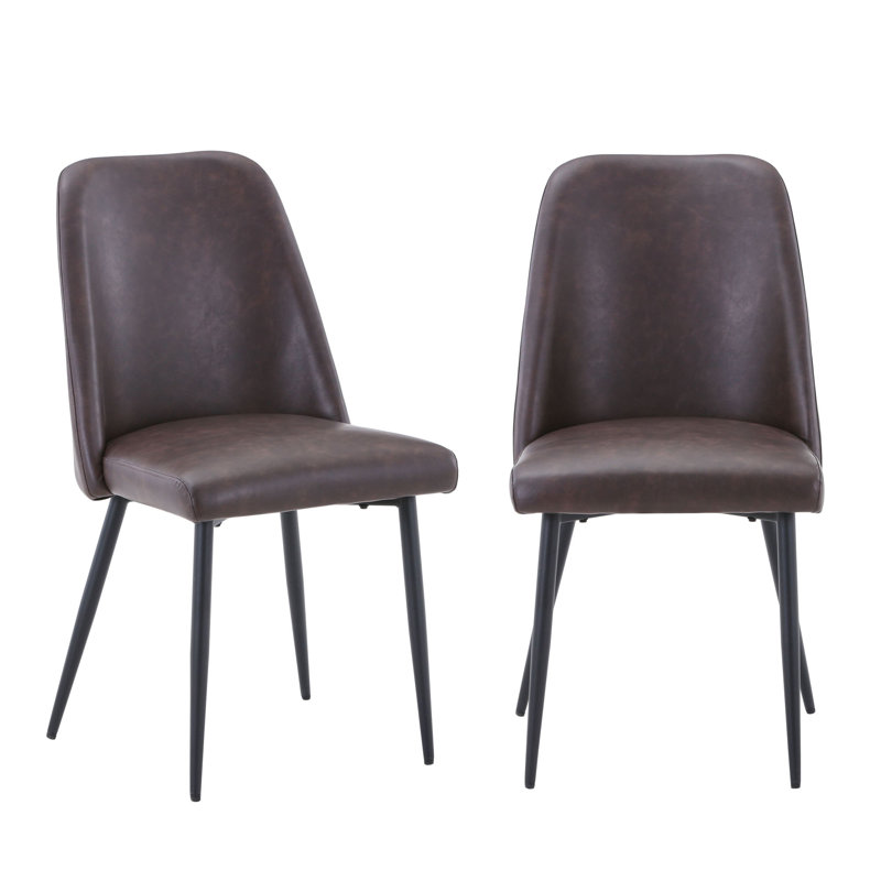 Chaise d'appoint Ebrar, Brun