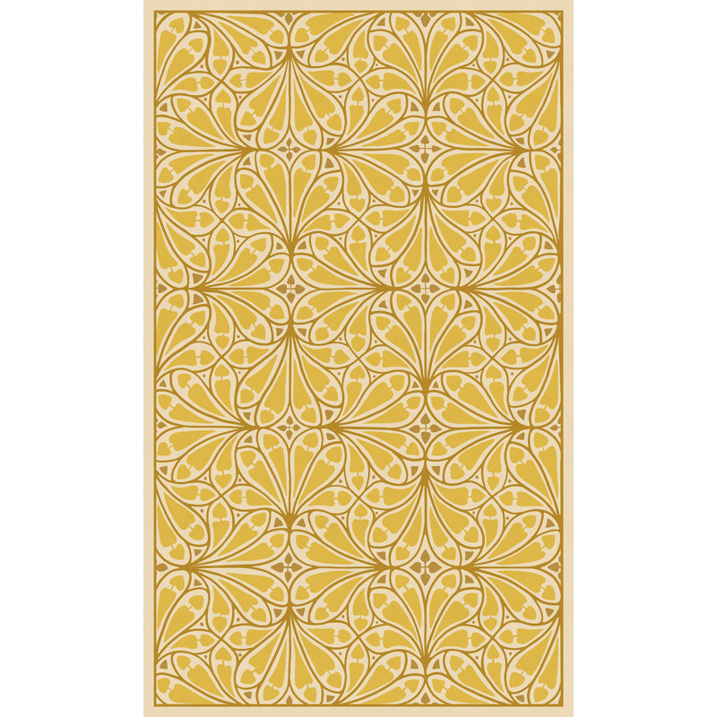 Hawarden Vinyl Indoor Rug, Rectangle 3' x 5'