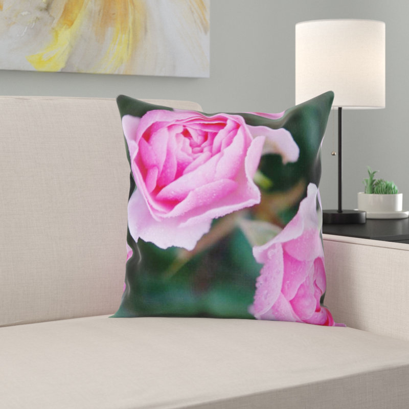 Coussin roses