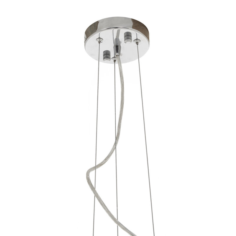 Amaud 3 - Light Silver Bell Pendant