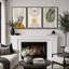 «Mid Century Modern Boho», pastel vert géométrique, feuille de palmier jungle-87392636-87392637-119395828