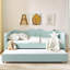 Lit de jour rembourré avec rangement gigogne Gingham-1666171823