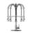 Stainless Steel Kitchen Faucet With Brushed Nickel Finish - Single Handle Spring High Arc, Pull Down , To Scratches & Rust In And Oxidation-134688605
