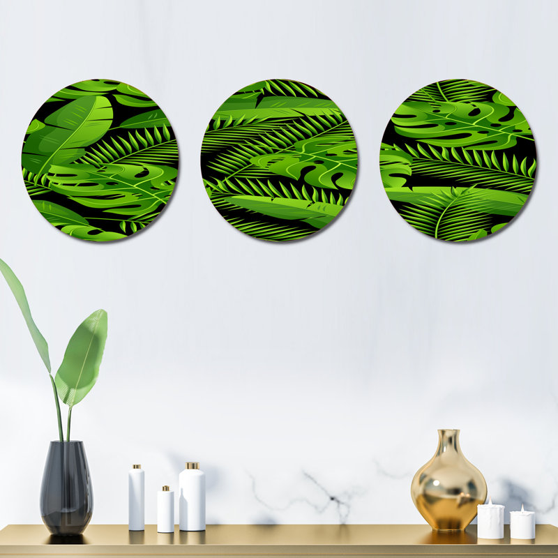 Plants & Flowers Wall Decor on Metal