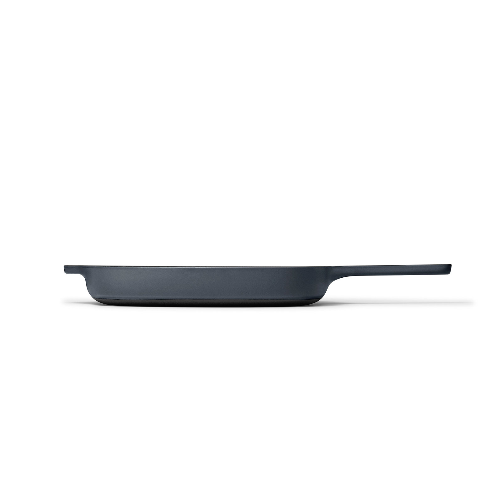 10.5" Enameled Cast Iron Grill Pan, Dark Navy
