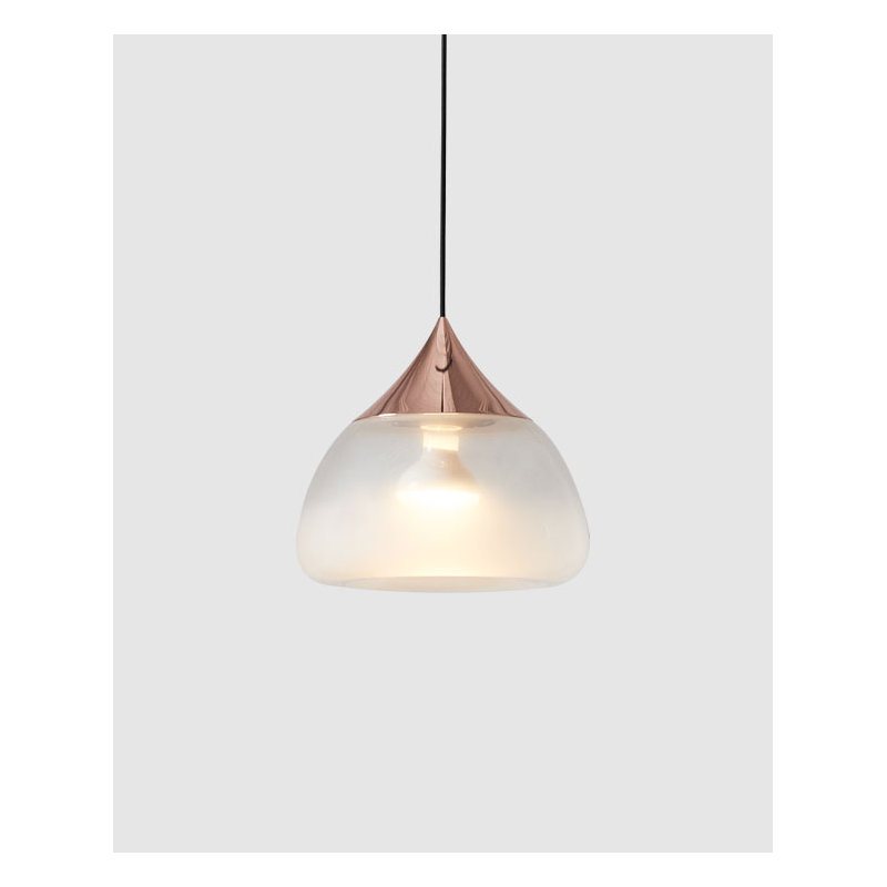 Mist 1 - Light Pendant, 9.4" H x 11" W x 11" D, Copper