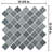 Hudson Tangier 12-3/8 " x 12-3/8 " Porcelain Arabesque Mosaic Wall & Floor Tile-2017749752