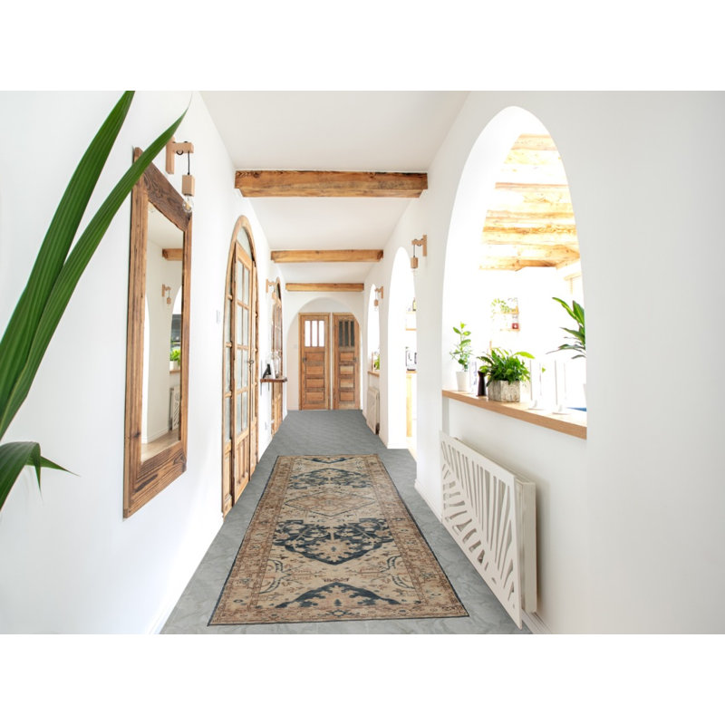Tapis turc Oushak en laine 3 x 12