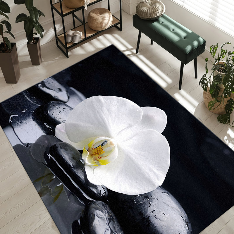 Striking Soft Pile Rug with Intricate Geometric Design and Vibrant Hues Ideal for Uplifting Any Interior Space