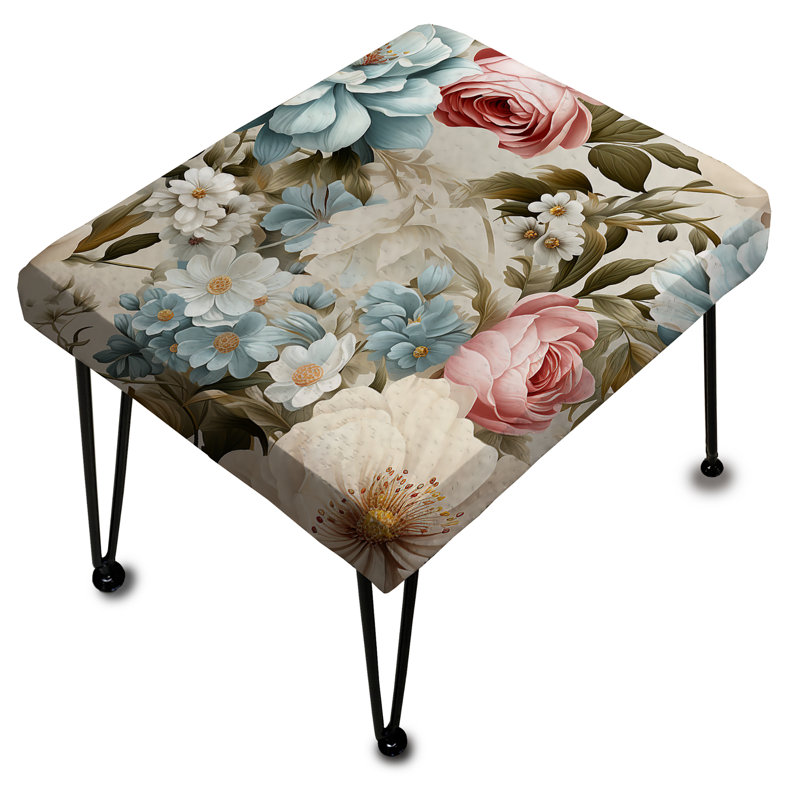 Repose-pieds Antique Pastels Boho Accents II - Floral