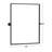 Elegant Bathroom Mirror With Scalloped Design And Rotating Function