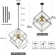 Castille 8 - Light 72.3''h Dimmable Geometric Chandelier