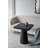 Square Side Table With Pedestal Base