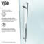 Luca 56-60" W x 79" H Sliding Frameless Shower Door with 3/8" Clear Glass-28305008