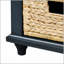 Banc de rangement avec 3 tiroirs et 3 paniers en rotin, banc à chaussures pour le salon-957502246