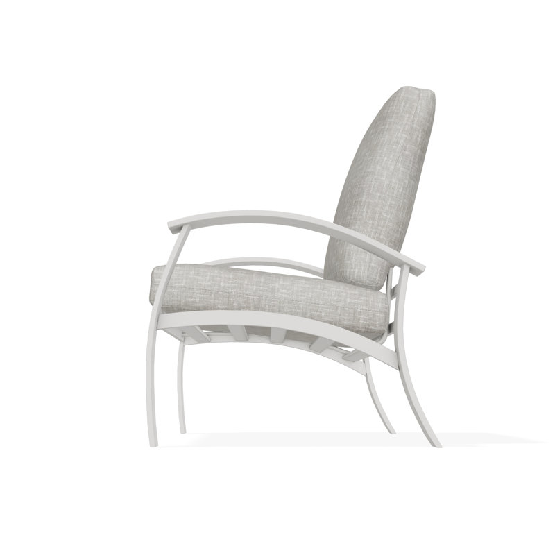 Belle Isle Outdoor Lounge Chair, Huskie, Snow