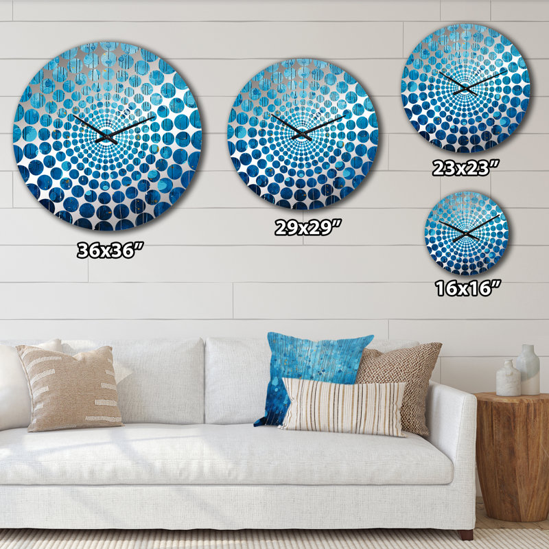 Trevaughn - Horloge murale formes abstraites, Petit