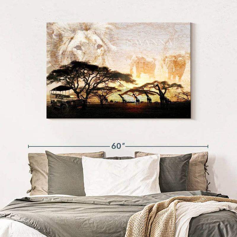 Ravi Savanna, 32" H x 48" W
