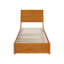 Lit plateforme en bois massif Lamayia avec pied de lit et lit gigogne-1034078396-1034078397